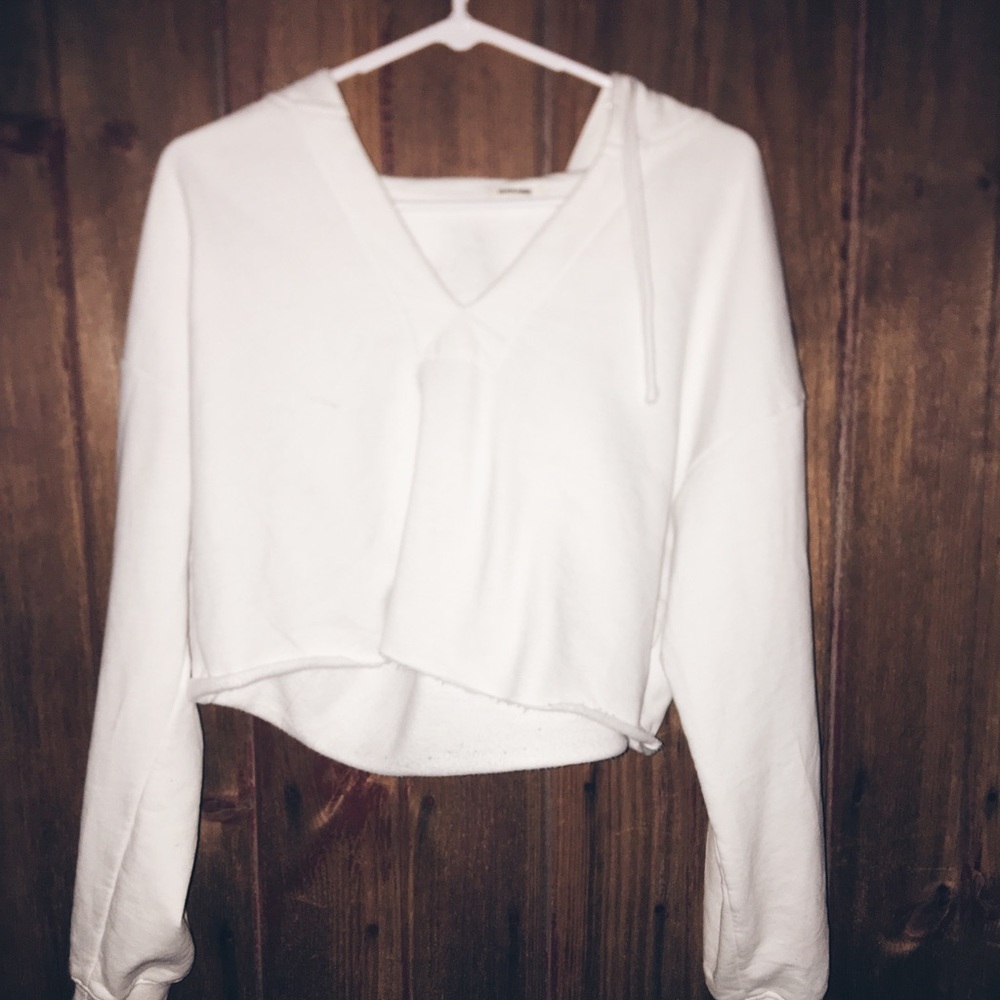 Garage cropped hoodie